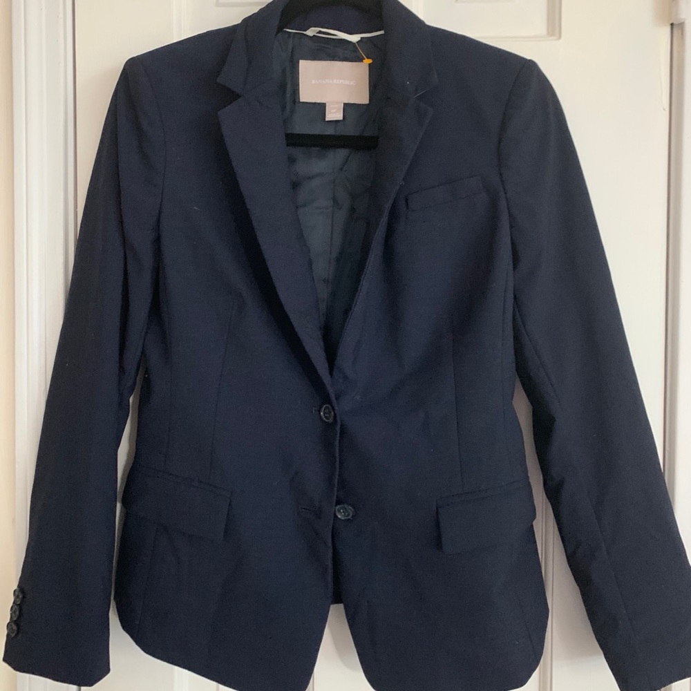 Banana Republic Navy Blue Blazer - Size 6P
